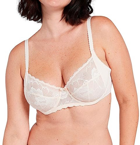 Sans Complexe Damen Capucine Full Coverage Bra, Elfenbein & Rose, 80D EU