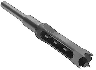 Square Hole Drill Bits Woodworking Square Drill Bits Set,SAFYY Wood Mortising Chisel Countersink Bits,Sharp Hardness Durable Steel Square Hole Drill Bits Set for Woodworking-18mm
