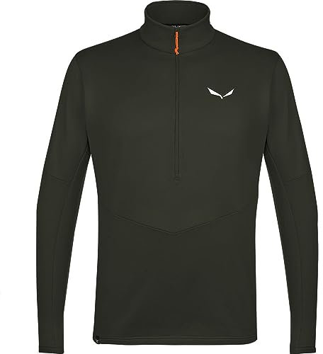 Salewa Puez Polarlite Half Zip Fleece Men, dark olive/0910, XL
