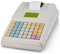 Cashwise Tragbare elektronische Registrierkasse mit 40 Tasten, erhöhter Tastatur, 8 Digitale LED-Registrierkasse für kleine Unternehmen/Einzelhandel/Restaurants,White