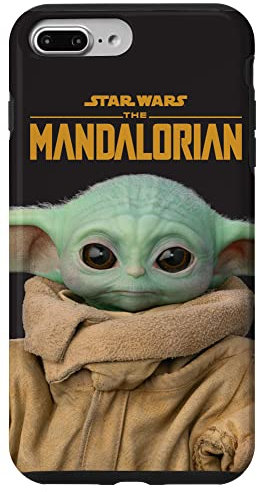 Star Wars The Mandalorian Logo and Grogu Case for iPhone 7 Plus/8 Plus