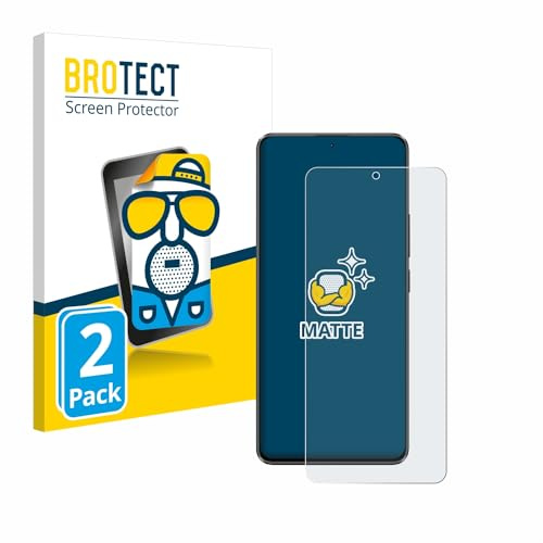 BROTECT Schutzfolie für Xiaomi Poco X6 | 2 Stück Entspiegelnder Displayschutz Made in Germany Matte Displayschutz-Folie Anti-Reflex Anti-Fingerprint Einfache Montage