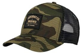 Superdry Damen Dirt Road Trucker Cap Baskenmütze, Camouflage, One Size
