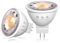 Lamptobe Bombilla LED GU5.3 MR16 12V,Blanco Cálido 3000K, 6W=50W Bajo Consumo, Ángulo de haz estrecho 38 ° Spotlight LED, AC/DC 12V, No regulable, Pack de 2