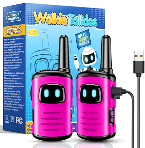 Toyokid Regalo Niña 3 4 5 6 7 8 9 10 Años, Walkie Talkie Niñas Juguetes Niña 3-10 Años Juegos Niños 3-10 Años Ideas Regalos