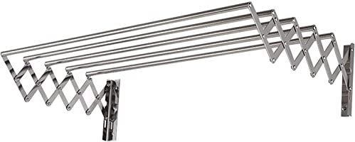 Wäscheständer, Wandmontage, zusammenklappbarer Wäscheständer, ausziehbarer Wäscheständer zum Aufhängen, Wäscheständer für die Waschküche, Handtuchhalter für Zuhause, Wäscheständer (Größe: 90