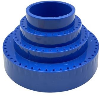 YUPEIUKLI Hole Drill Bit Storage Case Rotary Tool Bit Holder Mandrel Drill Bench Tool Drill Stand Organizer Round Shape