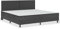 Generisch Kangmusi Boxspring-Bettgestell Grau Stoff 200x200 cm, kangmusi287459