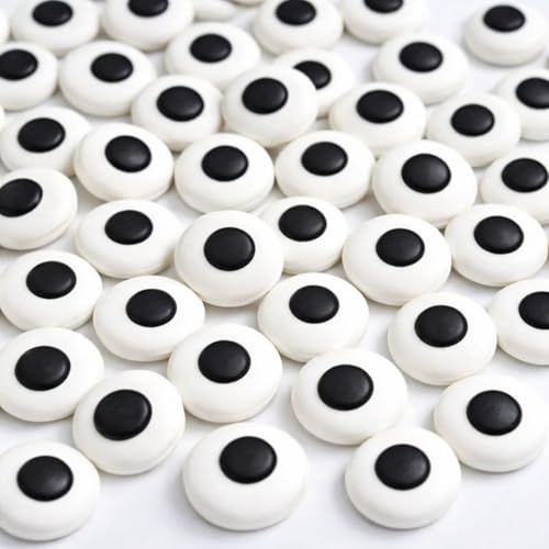 100g Essbare Deko-Augen Big Eyes 2CM Zuckerstreu Candy Eyes für Desserts -Cupcake Cookies Macaron Doughnut Eye Ball Sugar Sprinkle On Birthday Party (Big Eyes)