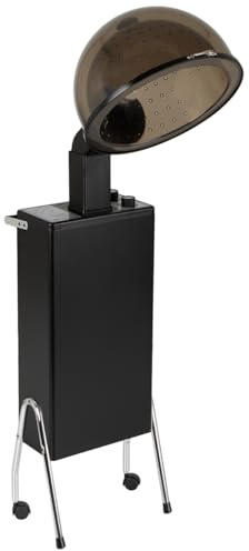 Buy-Rite Maxx Hot Professional Salon Dryer on Wheels for Easy Mobility. Dryer Features 1100 Watts, 60-Minute Timer, 4 Temp Settings, Extra-Large Hood with Adjustable Arm, BR-2500/BR-2500WK
