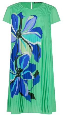 Betty Barclay Damen Plisseekleid Kurzarm