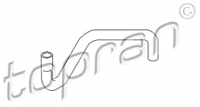 TOPRAN 109 012 Kühlerschlauch KÜHLWASSERSCHLAUCH WASSERSCHLAUCH Kompatibel mit VW Golf 3 1H1 Vento 1H2, SEAT Ibiza II 6K1