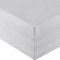 aqua-textil Royal Spannbettlaken Boxspringbett Wasserbett 180x200-200x220 cm Silber grau 210g/qm Jersey Mako Baumwolle Elasthan Spannbetttuch