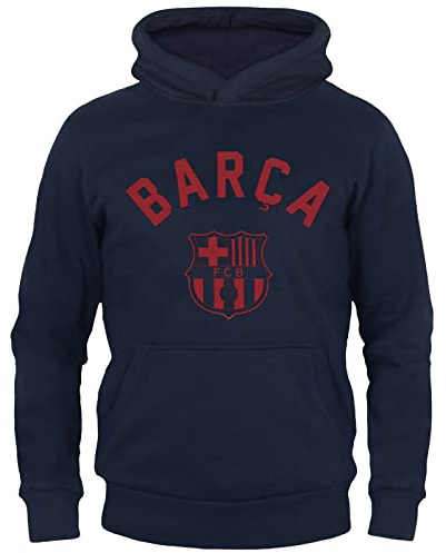 FC Barcelona - Jungen Fleece-Hoody mit Grafik-Print - Offizielles Merchandise - Geschenk für Fußballfans