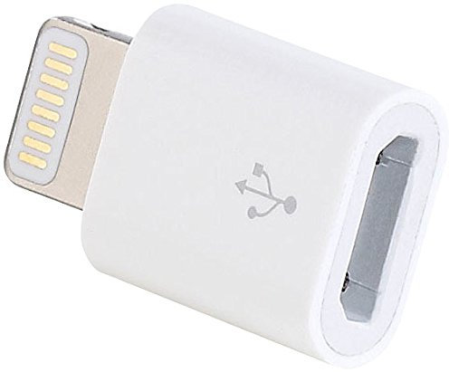 revolt Adapter für Powerbank: Adapter Micro-USB auf 8-Pin, zum Laden von kompatibel mit iPhone 5/6/7/8/10 u.v.m. (Micro USB auf Lightning, Lightning, Ladekabel)