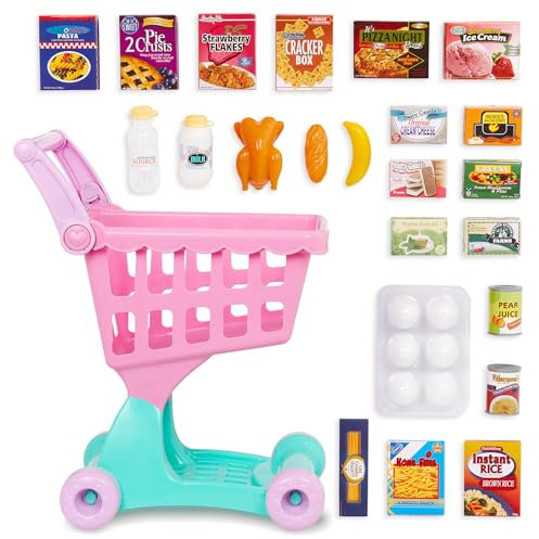 Battat- Shopping Day Grocery Giocattoli per Bambine-Role Play, Multicolore, S, BT7246C1Z
