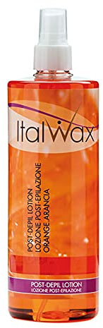 Italwax Lozione Post Depilazione - 500ml – A base oleosa - Aroma arance - Idrata e rimuove i residui di cera