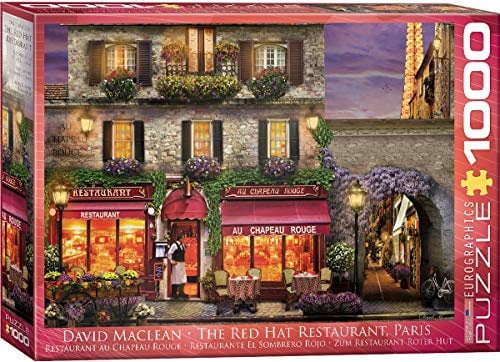 EuroGraphics McLean - RedHat Restaurant Paris. Puzzle 1000 Teile, 6000-0963