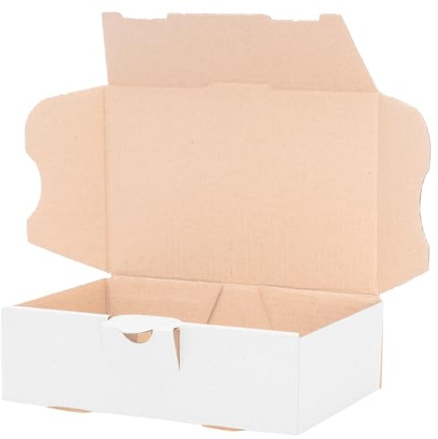 verpacking Maxibrevlådor 160 x 110 x 50 mm vita [storlek och antal valbara] DIN A6 Maxibrev MB-1 fraktkartong för postförsändelser 500 stycken