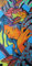 Türposter STREETART 62x200cm Möbelfolie Graffiti London Shoreditch 881tp