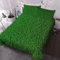 BlessLiving 3D-gedruckte grüne Gras Hintergrund Bettwäsche-Set Trösterbezüge Sets & Kissenbezüge Bett Bettbezug 2 Stück Kunst Bettwäsche (1 Bettbezug 135 x 200 cm +1 Kissenbezug 80 x 80 cm)