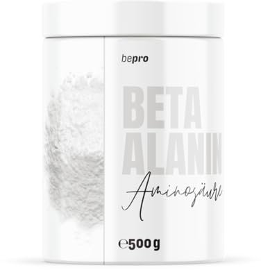 Beta Alanin - ohne Zusätze - Hochdosiert - Vegan - 500g - direkt vom Hersteller - BetterProtein® - hochdosierte Aminosäuren zum Muskelaufbau und Abnehmen - Vegan -
