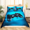 Kinderspiele Bettbezug gamer gaming Bettwäscheset Teens Gamepad Bettwäsche 155x220,Moderne Vr Spieler Mikrofaser für Jungen Mädchen,Spieler Joystick Bettwäscheset Schlafzimmer Dekor 2 teiliges Blau