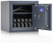 Secureo Kurzwaffentresor Grad 1 EN 1143-1 Osprey 2 | H400xB420xT420 | Doppelbartschloss mit 3 Schlüssel | ECB-S zertifiziert | inkl. Waffenhalter für 6 Kurzwaffen | 1 Fachboden | 53 kg