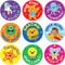 Sweetzer & Orange Reward Stickers for Teachers, 1008 Decals for Kids in 9 Designs, 1 Inch School Tags on Sheets, Classroom Teacher Supplies, Potty Training Badges and Motivational Chart