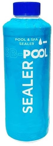 Suinga Sellador de fugas para escapes o fugas de agua de piscinas, spas, depósitos, tuberías... Botella 1 litro con tapón de seguridad