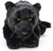 Uni-Toys - Schwarzer Panther, liegend - 44 cm (Länge) - Plüsch-Wildtier - Plüschtier, Kuscheltier