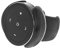 Pulsante multimediale Bluetooth, telecomando del volante del kit per auto del telefono con supporto, controller audio wireless, telecomando per selfie, per telefoni Android (nero+Staffa)