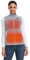 ORORO Women's Heated Fleece Gilet with Power Bank - Electric Heated Vest for Women Base Layer (Charger Not Included) (Flecking Grey,M)