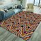 Teppich Kurzflor Salon Auslegware Moderner, Grauer, Gelber, Geometrischer, Rutschfester, Feuchtigkeitsbeständiger, Rechteckiger Teppich Teppich Groß 120X160CM