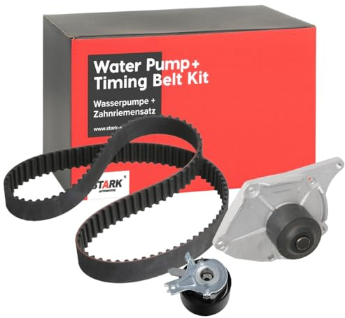STARK SKWPT-0750396 Bomba de agua + kit de correa de distribución mecánico con junta sin juego de tornillos Compatible con RENAULT Megane 3 Grandtour KZ0/1