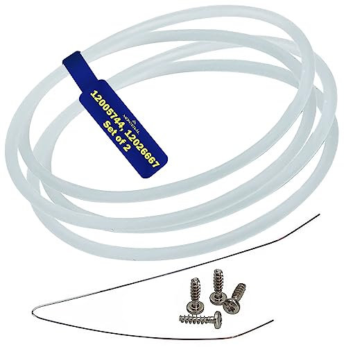 2 Pieces Dishwasher Pump Sump Gasket Repair Kit Ø 182 mm with the Original Code 12005744 12005317 12026667 for Bosch for Balay for Constructa for Siemens for Neff - Warranty 10 Years - MONTERAL