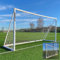 QUICKPLAY Q-Fold Fußballtor | 30 Sekunden faltbares Design für einfachen Aufbau | Tragbares und wetterfestes uPVC-Fußballtor für den Hinterhof | robuster Pfosten für Erwachsene und Kinder