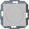 Kopp Athenis Universal-Dimmer mit Druck-Wechsel-Schalter für LED, Phasenan- und Phasenabschnitt, LED 3-100 Watt, Glühlampen 10-250 Watt, grau, matte Oberfläche, 845834082