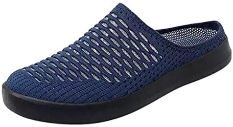 Diabetiker Schuhe Damen, Air Cushion Outdoor Medicus Schuhe Hausschuhe mit Leichter Sohle Sommer Pantoletten Gesundheitsschuhe Mesh Clogs Schuhe Atmungsaktiv Vorne Geschlossen Orthopädische Schuhe