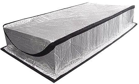 F Fityle Attic Door Insulation Cover, 25″x54″x11″ Loft Attic Insulation Winter Air Tight Attic Stairs Insulation Cover with Easy Zipper for Pull Down Stairs, Floor, Ladder, Stairs