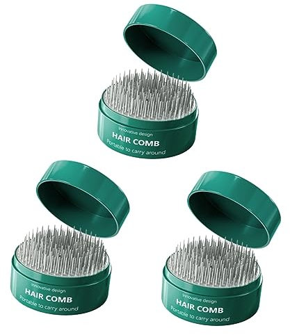 FRCOLOR 3 Pz Pettine Portatile Spazzola a Paletta Districante Spazzola Per Spazzola Da Viaggio Per Donna Pennello Da Massaggio Spazzola Massaggiante Addominali Mancare Dedicato