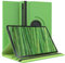 EAZY CASE - Custodia per Samsung Galaxy Tab S7 Plus / 5G / S8 Plus tablet Cover protettiva Smart Cover Supporto rotante Astuccio pieghevole 360° girevole con funzione stand Similpelle Verde
