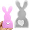 Kaninchen Silikonformen Gießformen: Osterhase Silikonform for Gips, 3D Kaninchen Gießform Ostern,Ostern Kaninchen Gießform für Kerzenherstellung