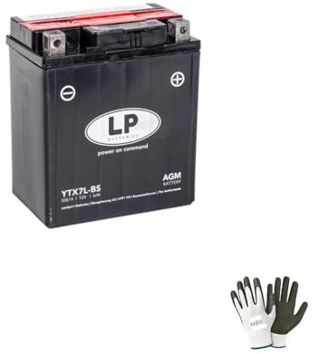 COMPATIBLE WITH HONDA 250 CMX C Rebel 1997 BATTERY ALREADY READY TO USE LP YTX7L-BS 6 AMPERE 12 VOLT BATTERIES SPECIFIC FOR DIY MOTORCYCLE SCOOTER 113X70X130