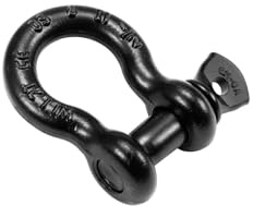 SAFETEX Shackle 13mm black with Screwbolt