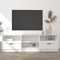 ARKEM TV-Schrank Weiß 150x33,5x45 cm Holzwerkstoff Fernsehertisch Kommode FüR Fernseher