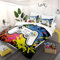 Yasida Gaming Bedding Double Quilt Cover Gamer Bedding Boys Double Duvet Set With Colourful For Teenage/Boy Soft Microfibre Kids Double Duvet Set 200x200 And 2 Pillowcase 50x75 Gaming Bedroom