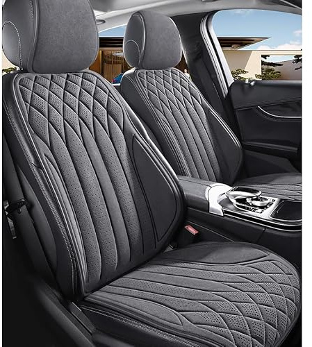 MOOWI Autositzbezüge Sets für VW Tiguan 2. Gen/Tiguan Allspace 2016 2017 2018 2019 2020 2021 2022 2023, Ledersitzbezüge Allwetter Komfortabler Autositzbezug Full Set Sitzbezüge Sitzschoner Zubehör