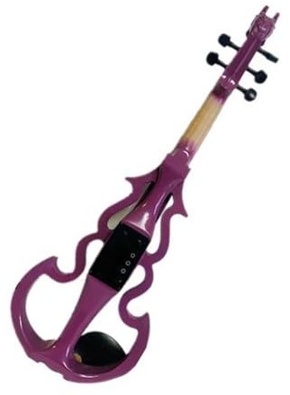 Violini Violino elettrico viola 5 corde 4/4 in legno massello Buon violino silenzioso a grandezza naturale