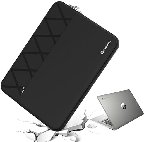 Smatree 14 Pulgadas Funda de portátil para HP Chromebook 14a-ne0047nr, para HP Laptop 14t/14, Funda Protectora de portátil con Bolsillo para Accesorios (E415)